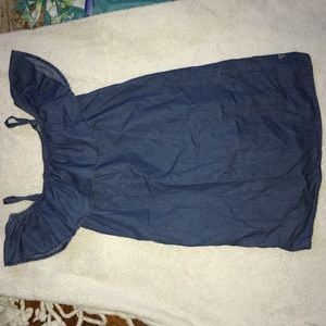 Off the Shoulder Jean dress